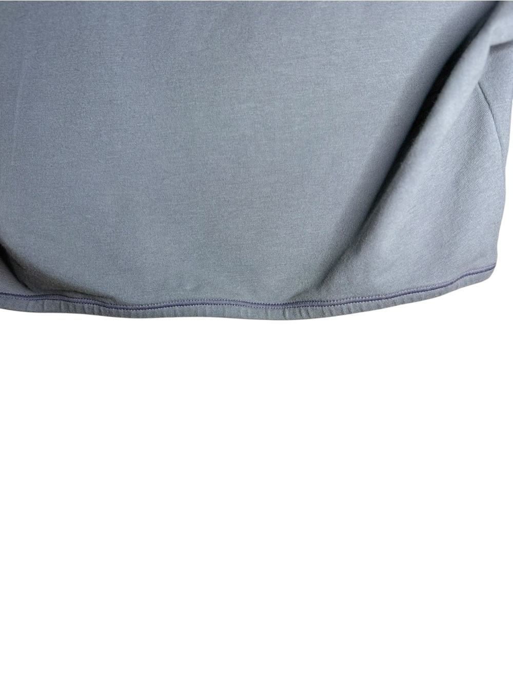 SKIMS Long Sleeve Scoop Neck Crop Top Gray Size Large Soft Lounge - Picture 6 of 8